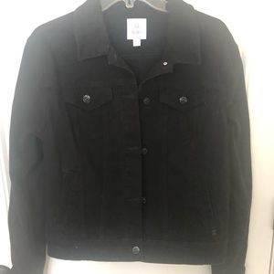 LuLaRoe black Jean jacket. Size extra large.